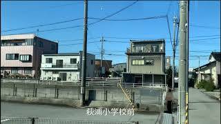 1-7.富山港線（車窓からの景色）