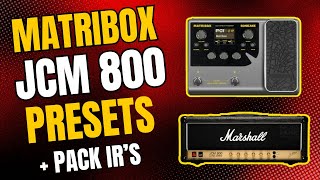 Marshall JCM 800 na Matribox + Pack de Ir’s