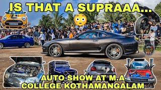 Toyota supra ⚡ at MA college kothamangalam | auto show | celica | zen modification | modified wheelz