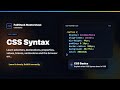 CSS Syntax Explained | FullStack Masterclass CSS Course