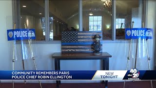 Paris, Arkansas mourns police chief