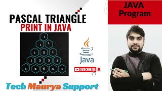 How to Print Pascal Triangle Program in Java | Using Factorial Method | Java Interview Questions