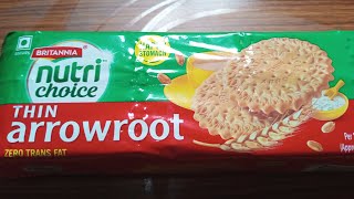 Yummy 😋 🤤 BRITANNIA Nutri Choice Thin arrowroot biscuit 🍪 unboxing video #viral #video #britannia