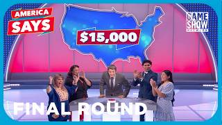 $15,000 in 60 Seconds?! | America Says | Final Round
