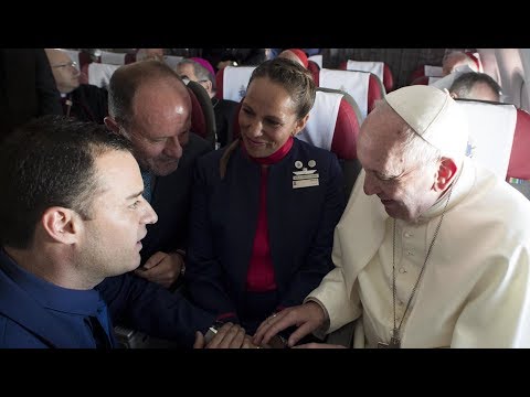 Papal marriage: Pope marries two flight attendants aboard flight Papal marriage: Pope marries two flight attendants aboard flight