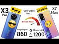 Realme X7 Max vs Poco X3 Pro Speedtest Comparison Snapdragon 860 vs Dimensity 1200 #realmex7max