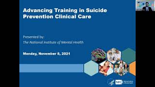 Workshop on Advancing Training in Suicide Prevention Clinical Care: Day Two