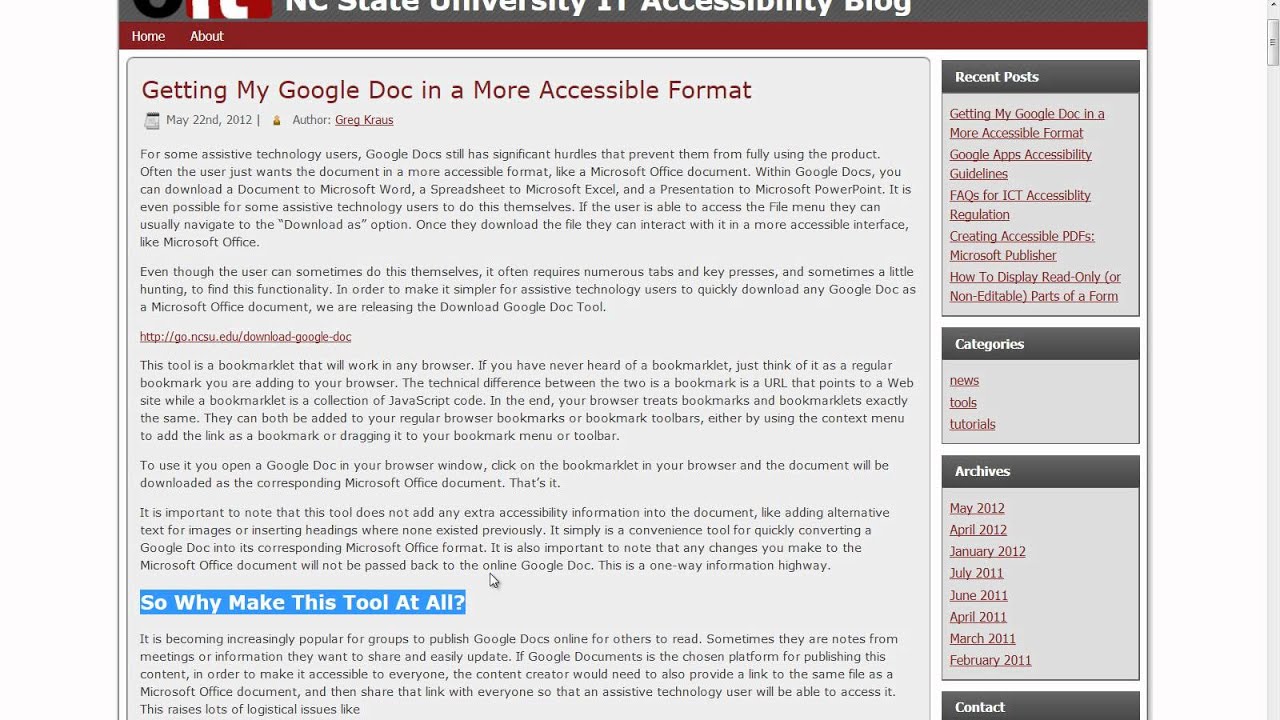Using Headings Effectively Youtube
