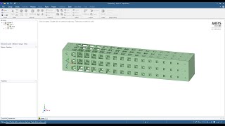 ANSYS Workbench - Lattice optimization / topology optimization for additive manufacturing