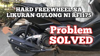 hard freewheel sa likuran gulong ni RFI, problem solve.