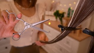 ASMR Relaxing Haircut✂️& Hair Treatment | Personal Attention | No Talking