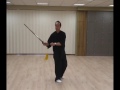 王錦士老師演練鄭子54式太極劍 54 form cmc tai chi sword