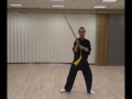 王錦士老師演練鄭子54式太極劍 54 form cmc tai chi sword