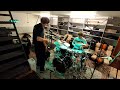 Drums & Bass session - fusion grooves & accents - Tama Starclassic Perf. drums & Fender Jazz Bass