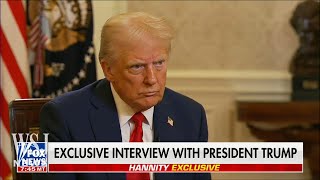 President Trump Gives First Interview Since White House Return | WSJ News