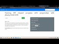 Connect to an API & Track API request progress with Progress bar with jQuery/AJAX