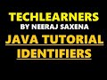 Java identifiers | java tutorial