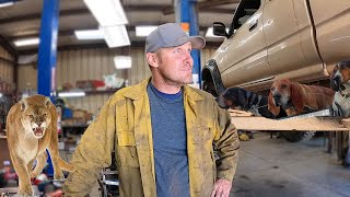 A COUGAR CHASER needs a few UPGRADES on his TOYOTA Pickup!