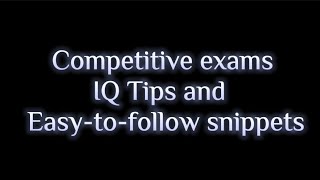 IQ Part 3 - அனைத்துப் போட்டிப் பரீட்சைகளுக்குமான இலகு முறையிலான நுண்ணறிவு @evrschool #Iq #evrschool