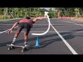 how to frontside bottom turn on a surfskate surf training