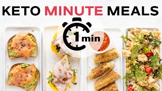 Simple Keto Meals READY IN 1 MINUTE
