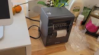 how to use clover pos with epson label printer