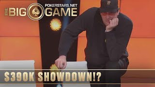 The Big Game S1 ♠️ W6, E5 ♠️ CRAZY $390K showdown Hellmuth vs Stern ♠️ PokerStars