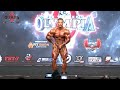 chris bumstead posing 2022 mr olympia classic physique