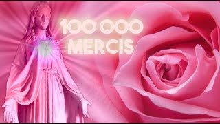 Je vous raconte ce que la Vierge Marie a fait pour cette chaine: Vidéo des 100 000 abonnés