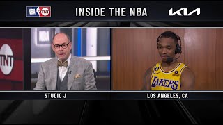 Lonnie Walker IV Joins Inside the NBA 🙏