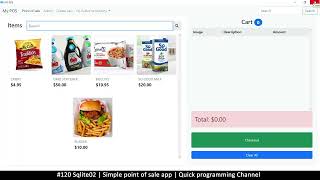 #120 Sqlite02 | Simple point of sale app in php & javascript | Quick programming tutorial