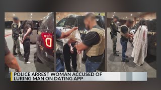 Albuquerque woman accused of luring man on dating app back in custody