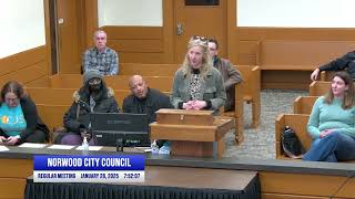 Norwood City Council Regular Meeting - January 28, 2025