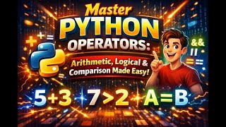 Master Python Operators: Arithmetic, Logical & Comparison Made Easy!