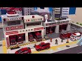 【総集編】火災発生！ヘリ出動の瞬間！【働く車】 tomicaambulanceminicar runs in anemergency. driving test