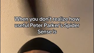 When you don’t realize how useful Peter Parker’s Spider Sense is