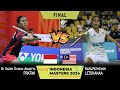 Ni Kadek Dhinda Amartya Pratiwi vs Karupathevan Letshanaa Indonesia Masters II 2024 Badminton | F