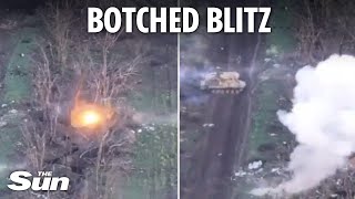 Bungling Russian soldiers open fire and storm their OWN positions in latest battlefield blunder