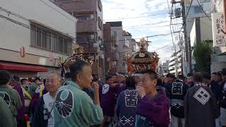 幡ヶ谷氷川神社　例大祭　六号坂下での連合神輿渡御　2024/09/23  b20