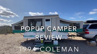 Tour of Coleman Fleetwood Popup Camper