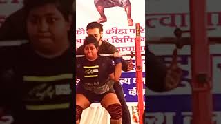 170 kg squat 🔥girls power #shorts #fitness ll sachin Parashar