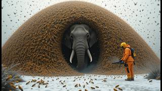 ELEPHANT Survives Trillion Bee Attack In Crazy Rescue