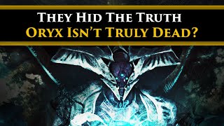 Destiny 2 Lore - Oryx isn't as dead as you think he is... Ghosts of the Deep tells us why...