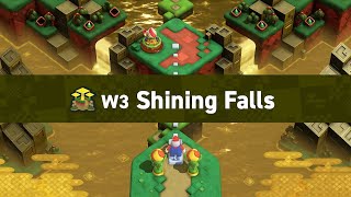 Super Mario Bros. Wonder - W3 Shining Falls 100% Playthrough [Switch]