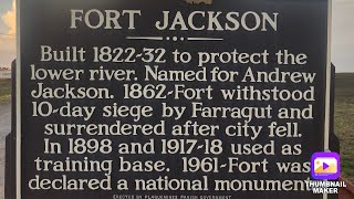 A walk Through Fort Jackson with Tour Guide