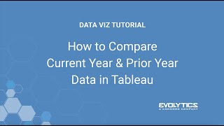 Tableau Tutorial: Date Equalizer Function | Evolytics