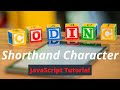Shorthand Character Classes in JavaScript | JavaScript Tutorial