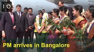 Prime Minister arrives in Bangalore