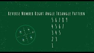 53 Number Right Angle Triangle Pattern without any pre-defined method using while loop in Python