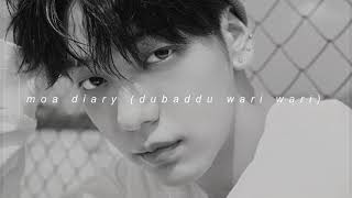 txt - moa diary (dubaddu wari wari) (slowed + reverb)